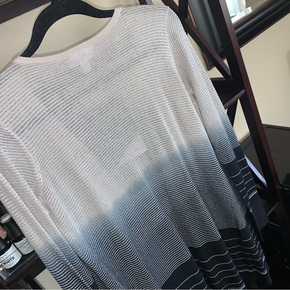 NWT Attitudes By Renee Open Front Cascading Cardigan - Picture 6 of 13